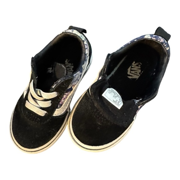 Vans Kids Black and White Sneakers - Picture 5 of 6